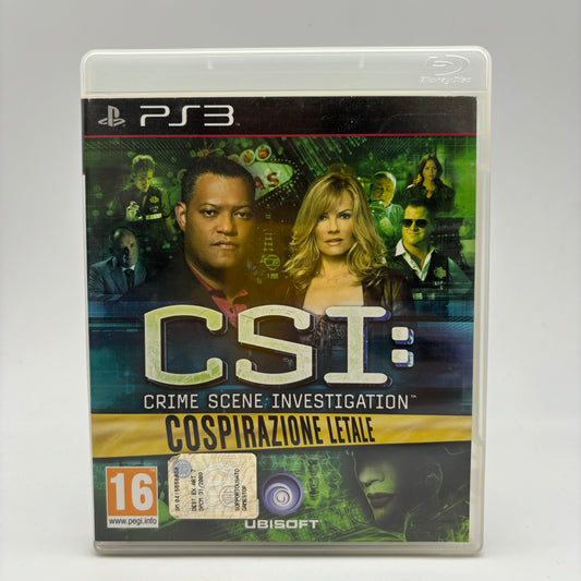 CSI Cospirazione Letale Ps3 Pal Ita (USATO)