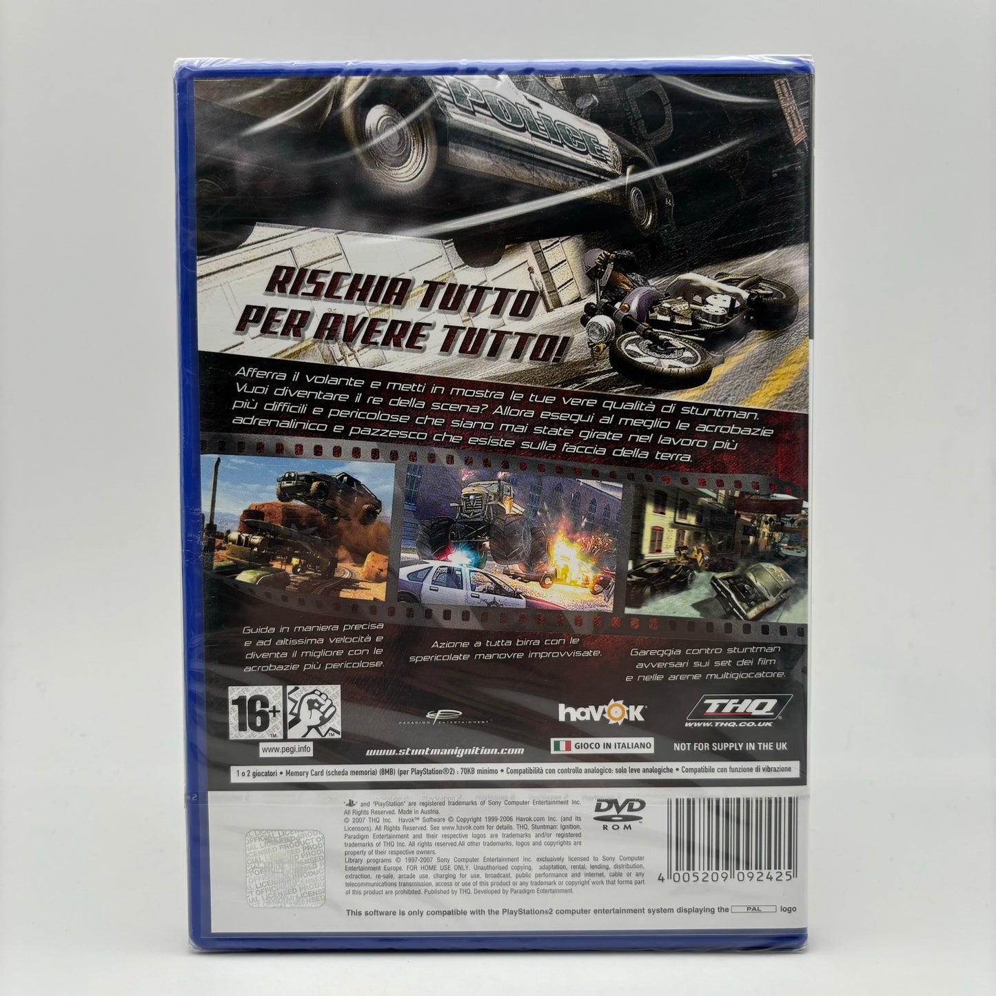 Stuntman Ignition PAL ITA PS2 (NUOVO)