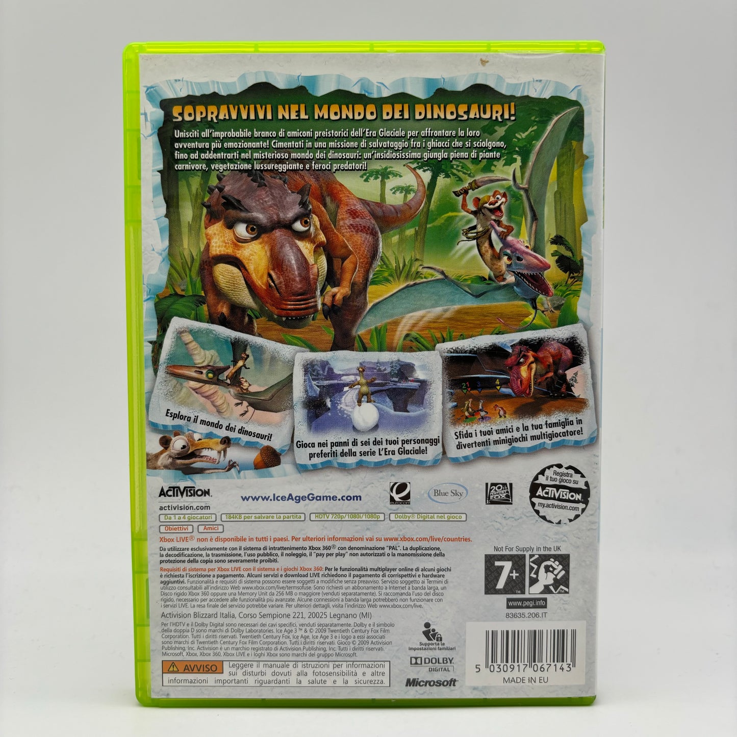 L’Era Glaciale Xbox 360 Pal Ita (USATO)
