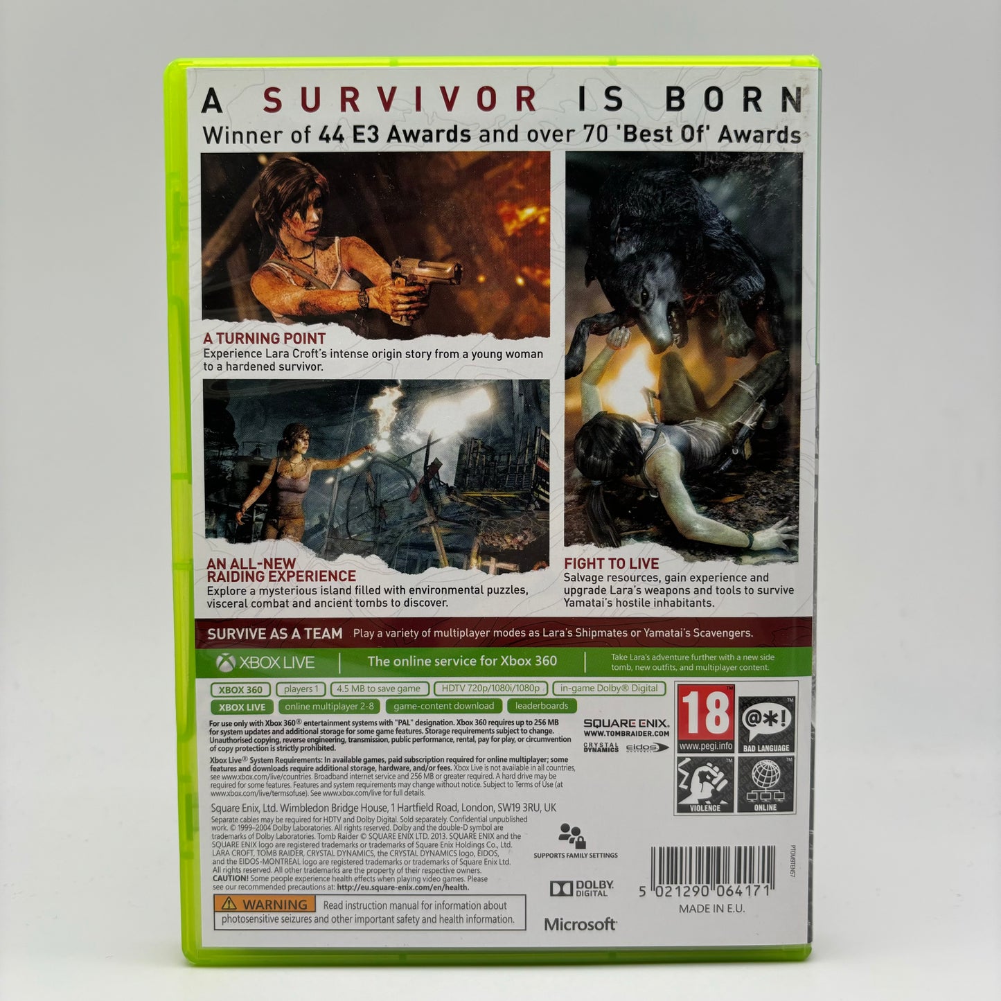 Tomb Raider (2013) Xbox 360 Pal Ita Classics (USATO)