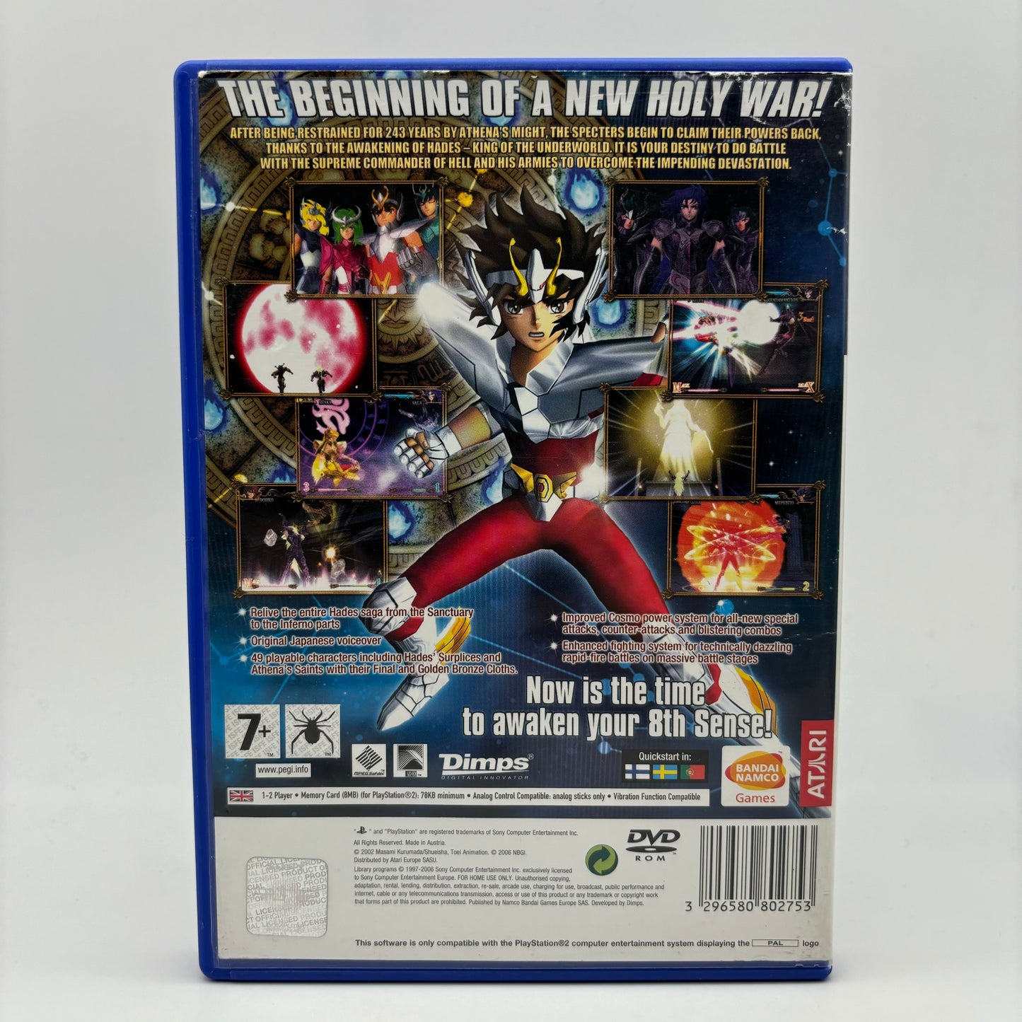 Saint Seiya The Hades PAL UK PS2 (USATO)
