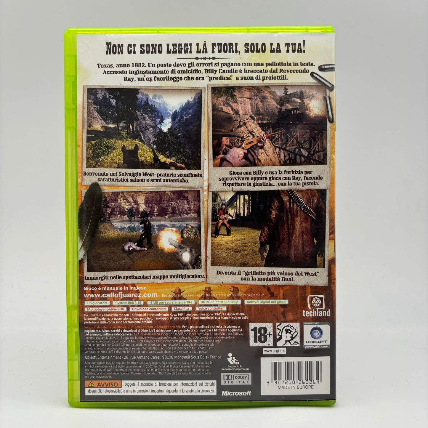 Call of Juarez Xbox 360 Pal ITA (USATO)