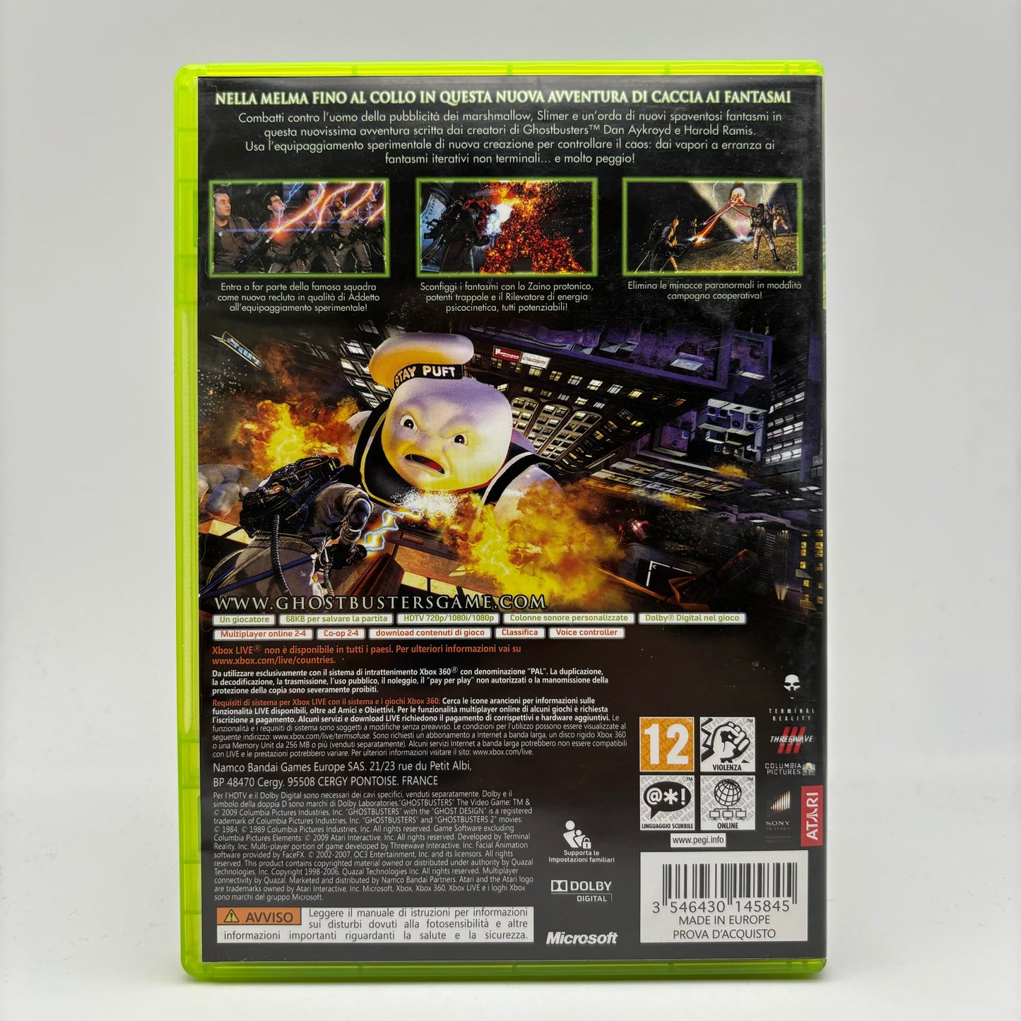 Ghostbusters il Videogioco Xbox 360 Pal Ita (USATO)