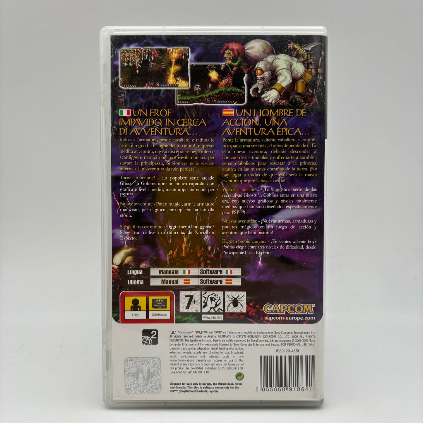 Ultimate Ghosts’n Goblins PSP PAL ITA (USATO)