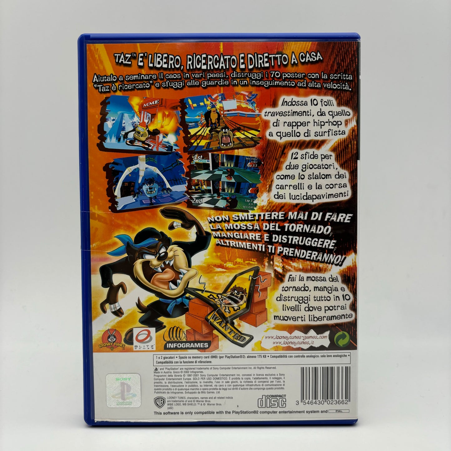 Taz Wanted PAL ITA PS2 (USATO)
