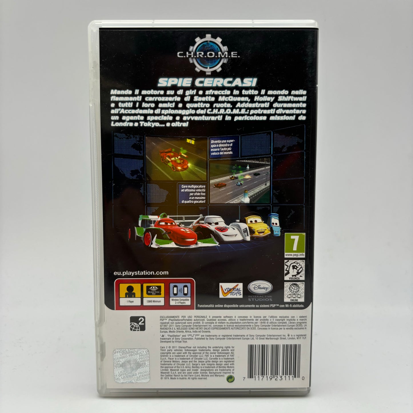 Disney Pixar Cars 2 PSP PAL ITA (USATO)