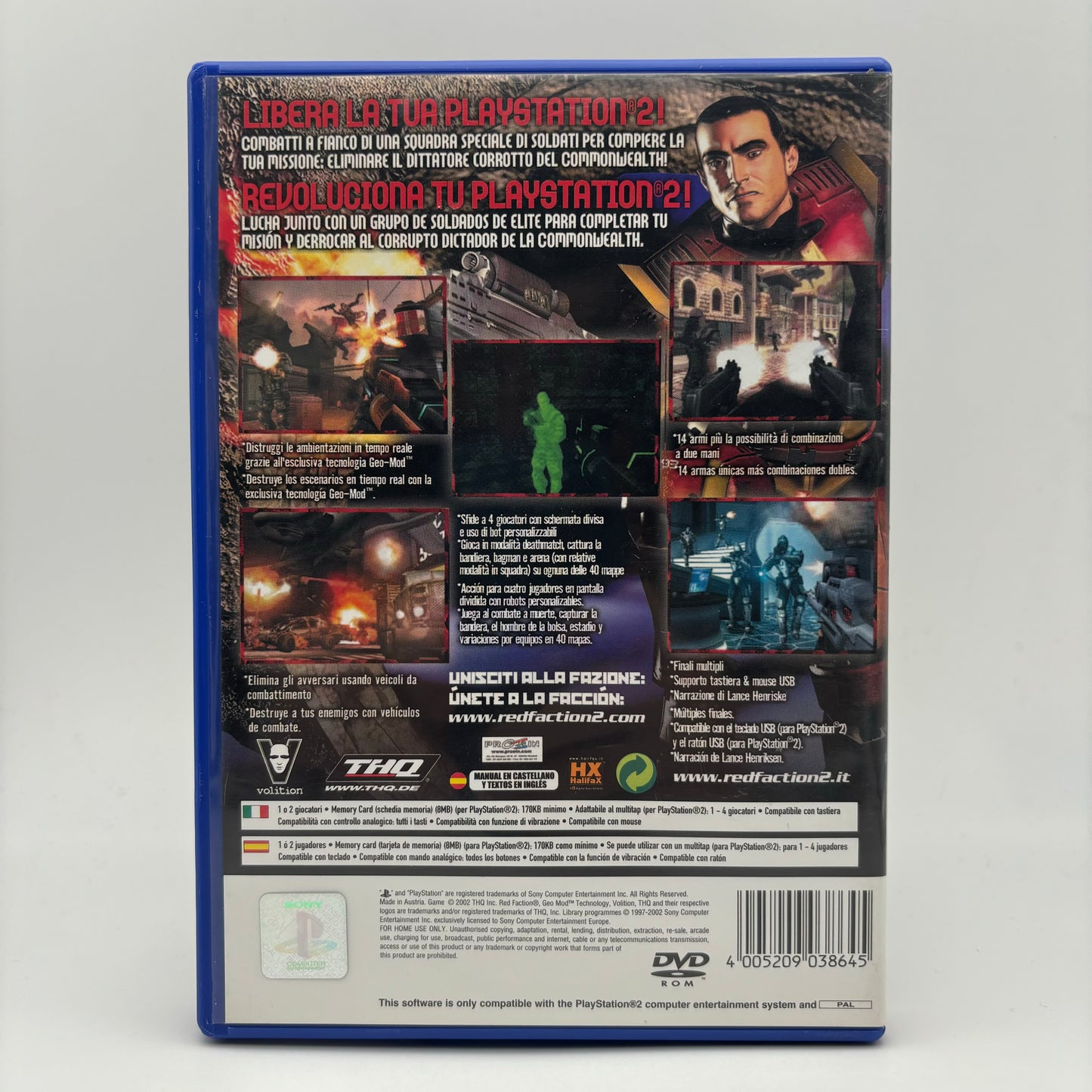 Red Faction 2 II PAL ITA PS2 (USATO)