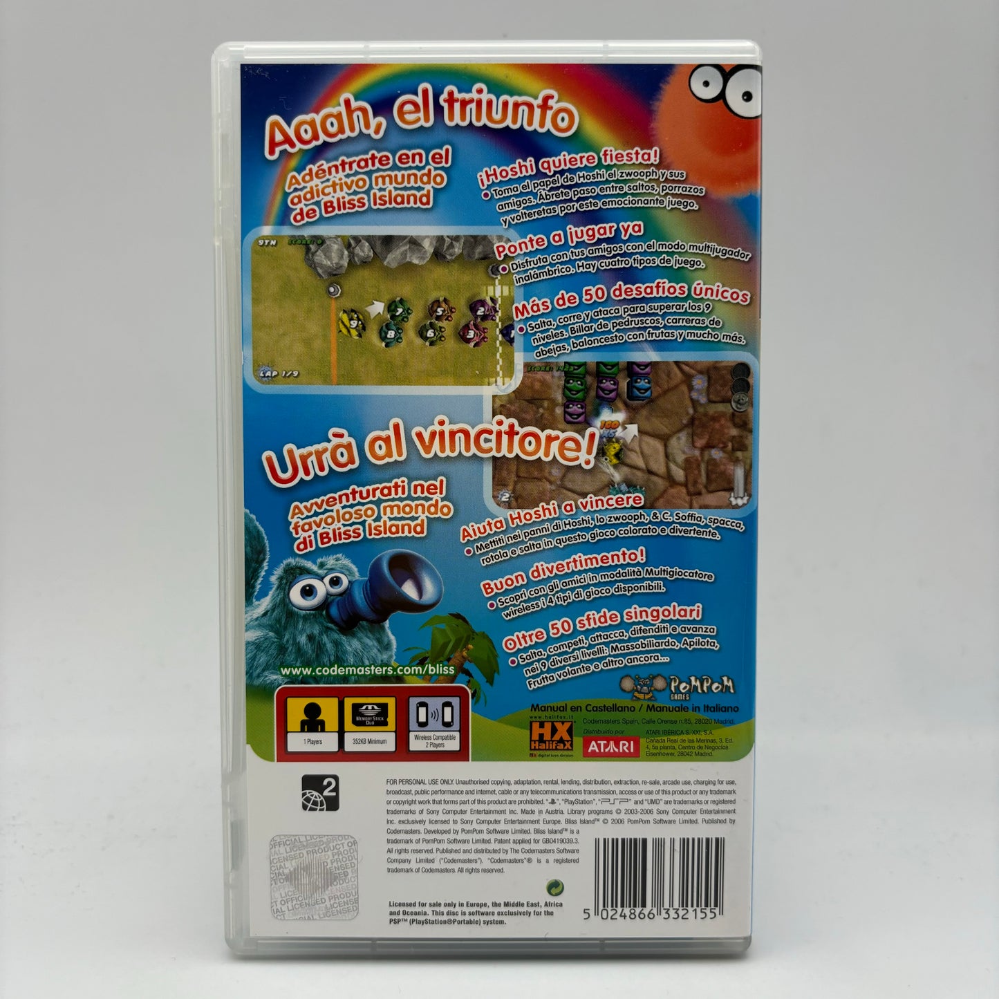 Bliss Island PSP PAL ITA (USATO)
