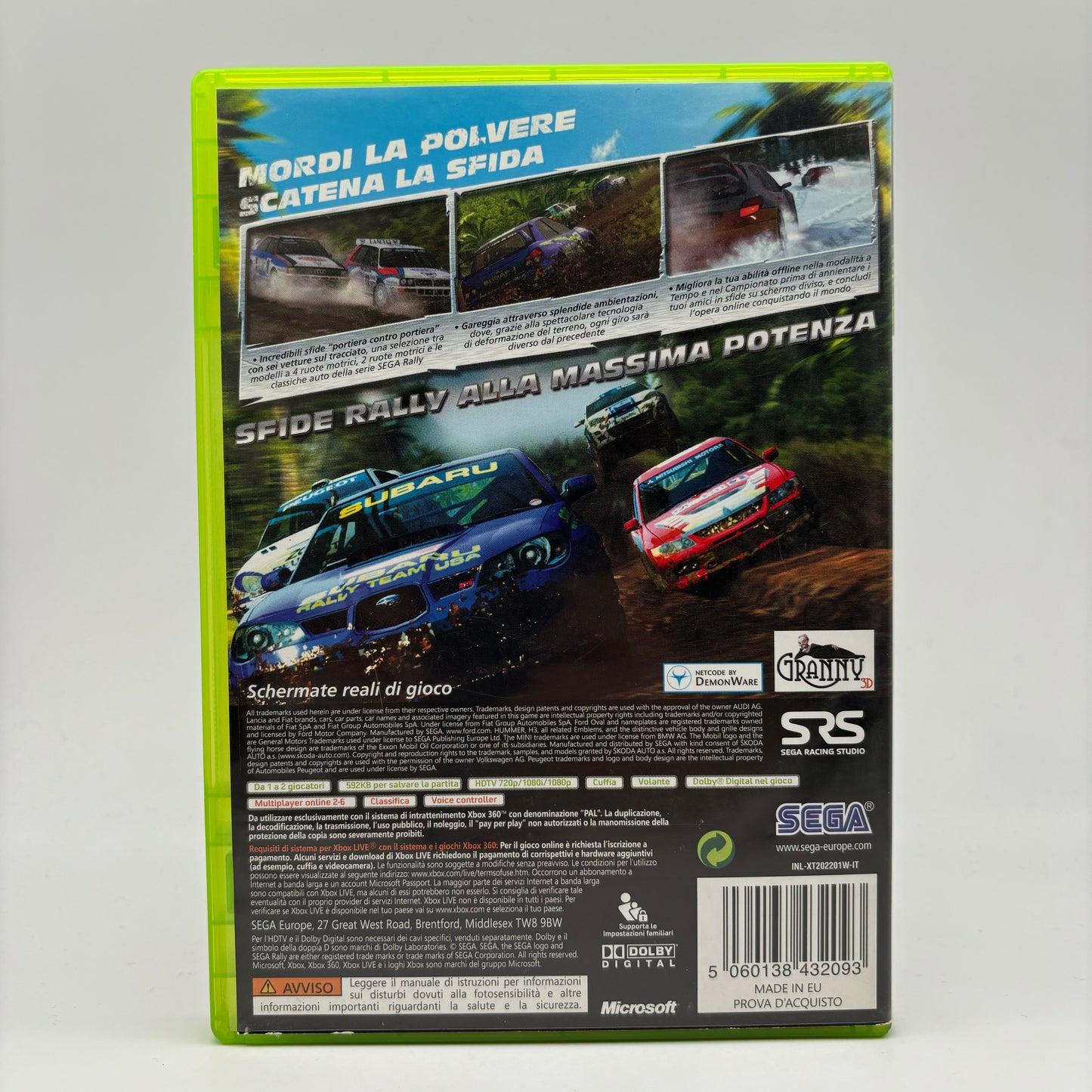 Sega Rally Xbox 360 Pal Ita (USATO)