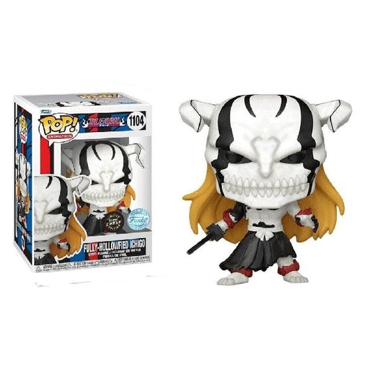 Confezione originale Funko con loghi Bleach Fully Hollowfied Ichigo colori giallo bianco nero