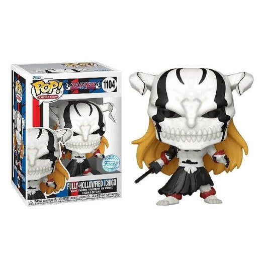 Confezione originale Funko con loghi Bleach Fully Hollowfied Ichigo colori giallo bianco nero