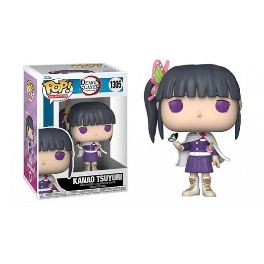 Confezione originale Funko con loghi Demon Slayer Kanao Tsuyuri colori bianco nero viola