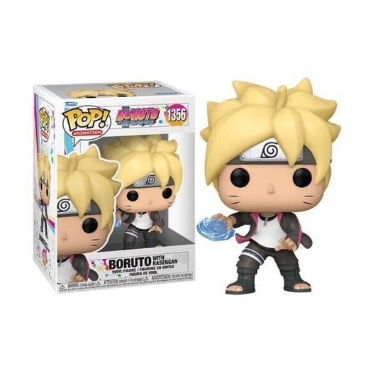 Confezione originale Funko con loghi Boruto Naruto Next Generation Boruto With Rasengan colori giallo bianco grigio