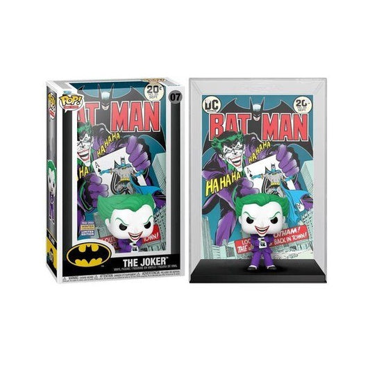 Confezione originale Funko con loghi Comic Covers Batman The Joker colori bianco verde viola