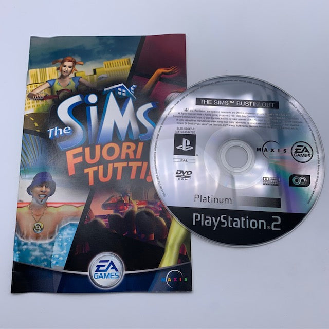 The Sims Fuori Tutto! Platinum PS2 Playstation 2 PAL ITA (USATO)