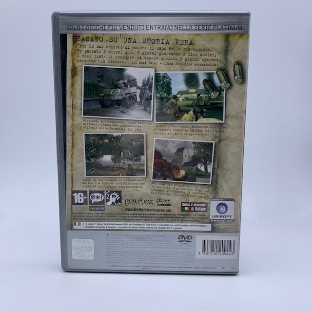 Brothers In Arms Road To Hill 30 Platinum PS2 Playstation 2 PAL ITA (USATO)