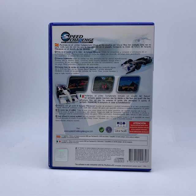 Speed Challenge Jacques Villeneuve's Racing Vision PS2 Playstation 2 PAL ITA (USATO)