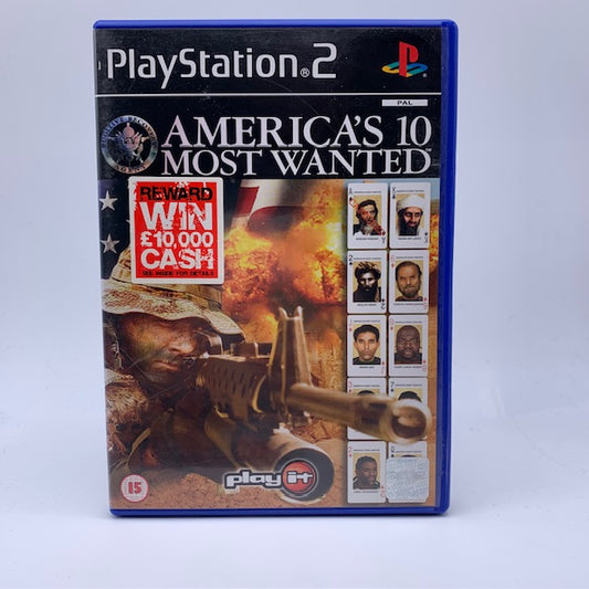 America's 10 Most Wanted PS2 Playstation 2 PAL UK (USATO)