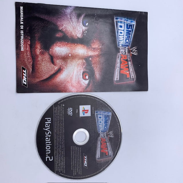 Smackdown! Vs Raw PS2 Playstation 2 PAL ITA (USATO)
