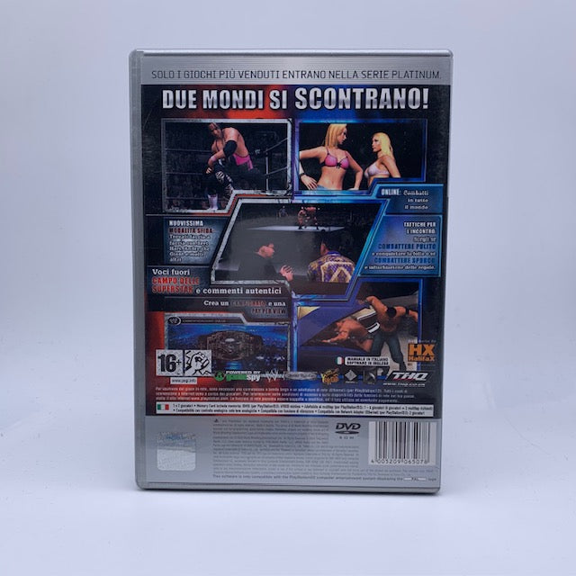 Smackdown! VS Raw Platinum PS2 Playstation 2 PAL ITA (USATO)