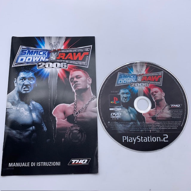 Smackdown! Vs Raw 2006 PS2 Playstation 2 PAL ITA (USATO)