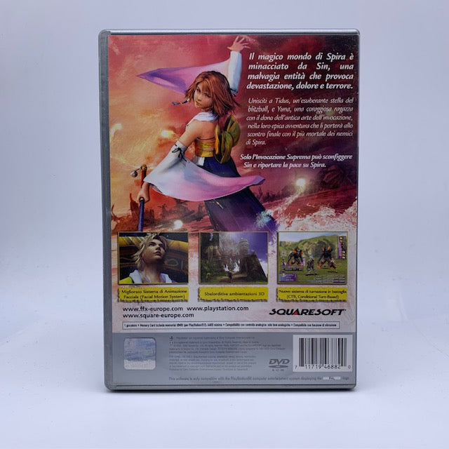 Final Fantasy X 10 Platinum PS2 Playstation 2 PAL ITA (USATO)