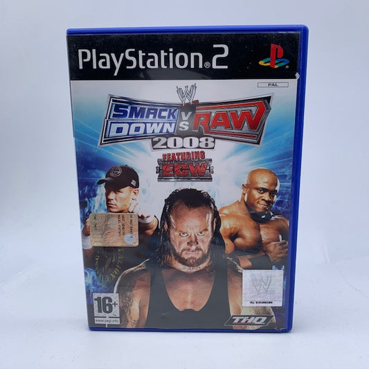 Smackdown! Vs Raw 2008 PS2 Playstation 2 PAL ITA (USATO)