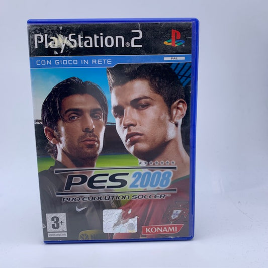 Pro Evolution Soccer 2008 PES PS2 Playstation 2 PAL ITA (USATO)