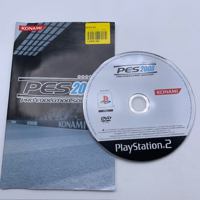 Pro Evolution Soccer 2008 PES PS2 Playstation 2 PAL ITA (USATO)