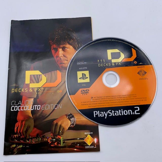 DJ Decks & FX Coccoluto Edition PS2 Playstation 2 PAL ITA (USATO)