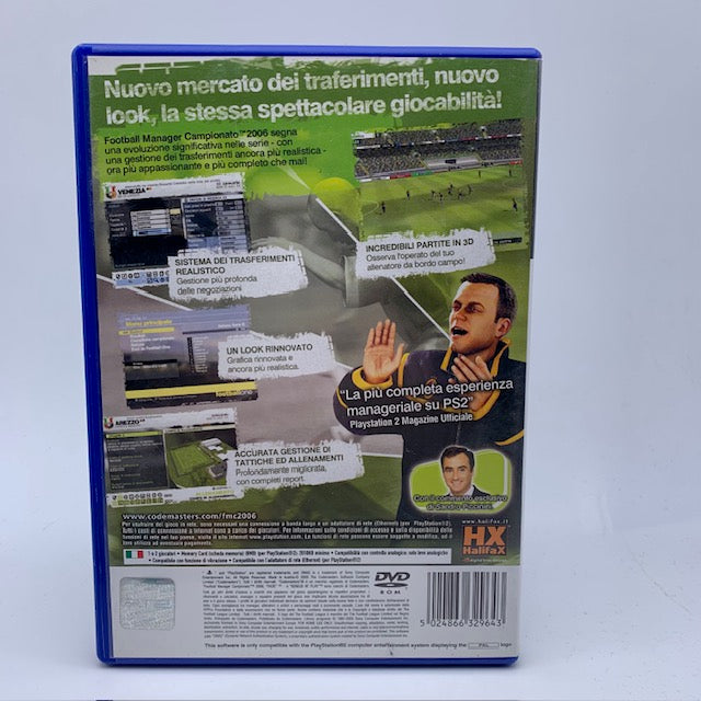 Football Manager Campionato 2006 PS2 Playstation 2 PAL ITA (USATO)