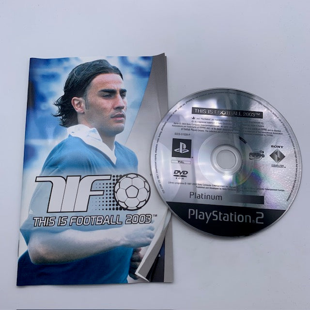 This is Football 2003 Playstation 2 PAL ITA (USATO)