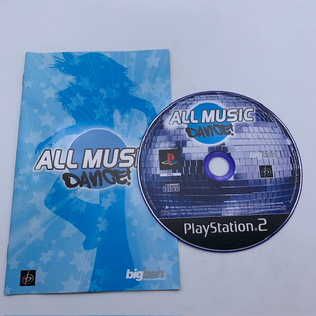 All Music Dance PS2 Playstation 2 PAL ITA (USATO)