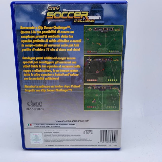 City Soccer Challenge PS2 Playstation 2 PAL ITA (USATO)