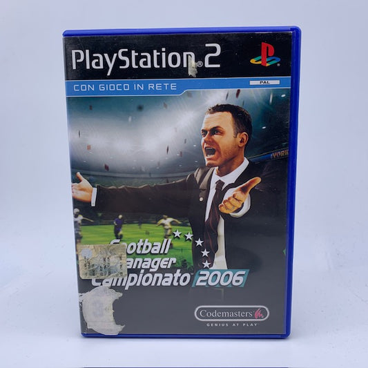 Football Manager Campionato 2006 PS2 Playstation 2 PAL ITA (USATO)