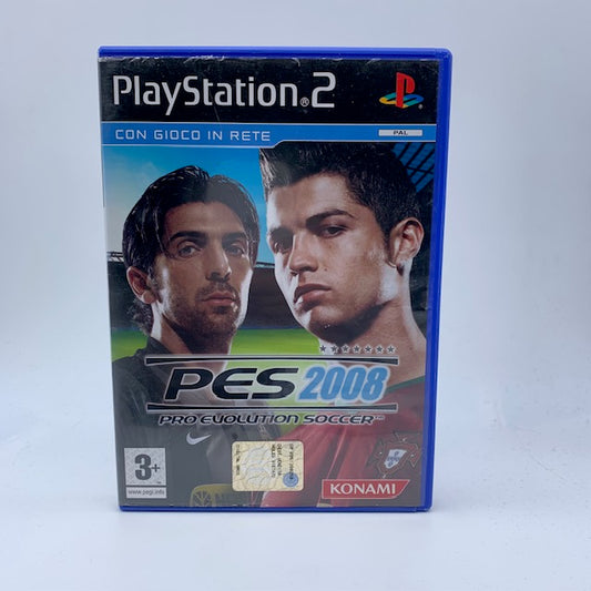 Pro Evolution Soccer 2008 PES PS2 Playstation 2 PAL ITA (USATO)
