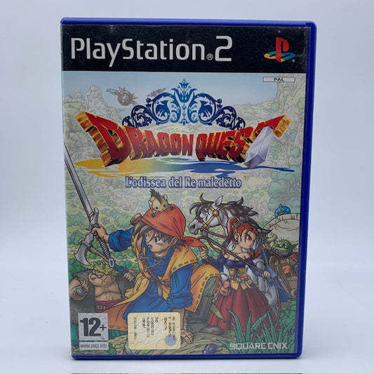 Dragon Quest VIII 8 L'Odissea Del Re Maledetto PS2 Playstation 2 PAL ITA (USATO)