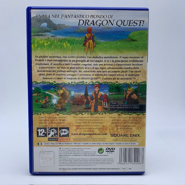 Dragon Quest VIII 8 L'Odissea Del Re Maledetto PS2 Playstation 2 PAL ITA (USATO)