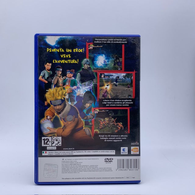 Naruto Uzumaki Chronicles PS2 Playstation 2 PAL ITA (USATO)