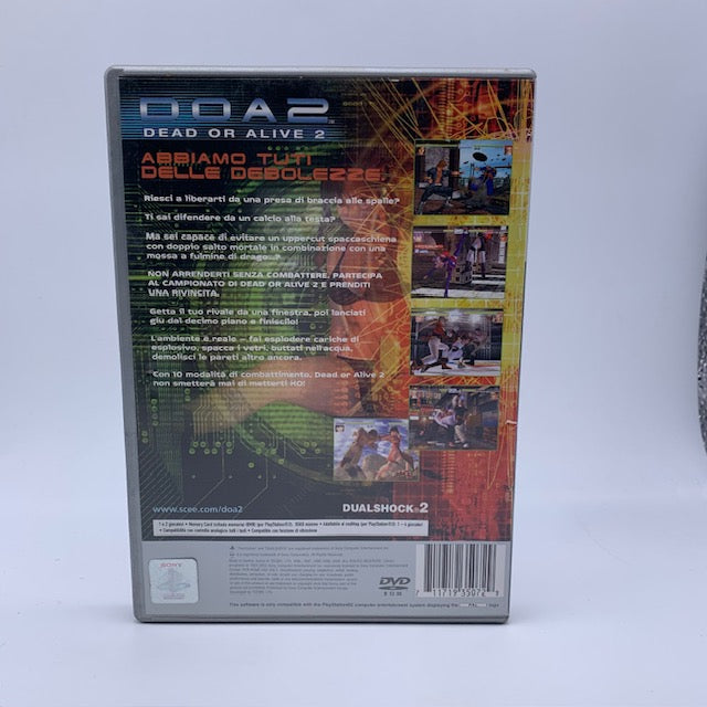 DOA Dead Or Alive 2 Platinum PS2 Playstation 2 PAL ITA (USATO)