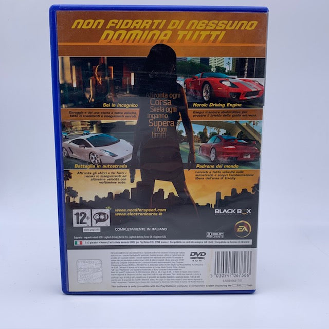 Need For Speed Undercover PS2 Playstation 2 PAL ITA (USATO)