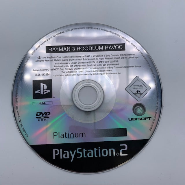 Rayman 3 Hoodlum Havoc Platinum PS2 Playstation 2 PAL ITA/SPA (USATO)