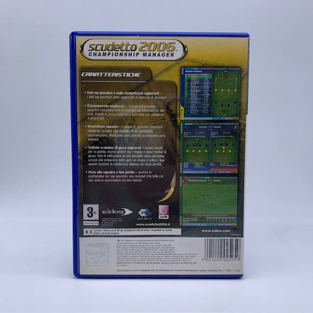 Scudetto 2006 Championship Manager PS2 Playstation 2 PAL ITA (USATO)