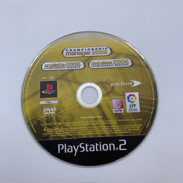 Scudetto 2006 Championship Manager PS2 Playstation 2 PAL ITA (USATO)