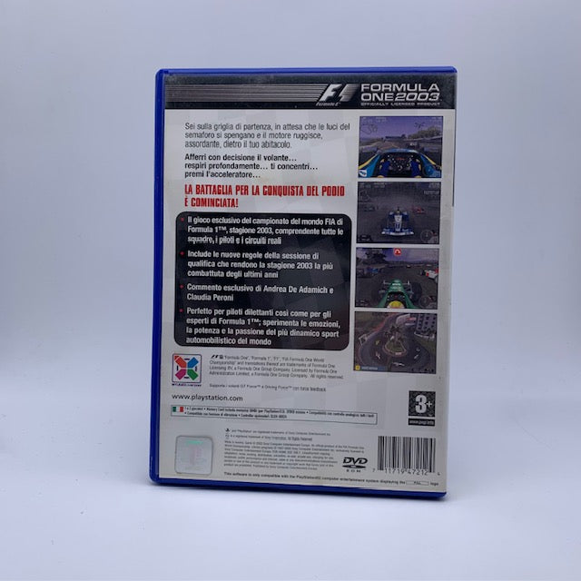 F1 Formula One 2003 PS2 Playstation 2 PAL ITA (USATO)
