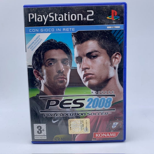 Pro Evolution Soccer 2008 PES PS2 Playstation 2 PAL ITA (USATO)