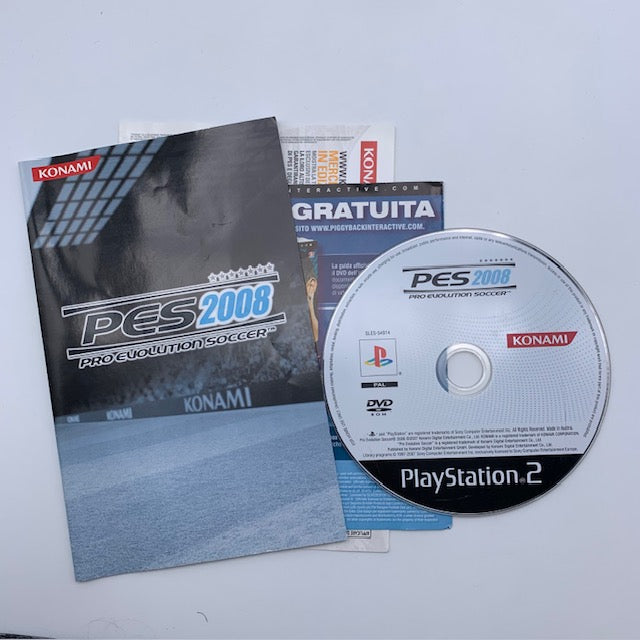 Pro Evolution Soccer 2008 PES PS2 Playstation 2 PAL ITA (USATO)