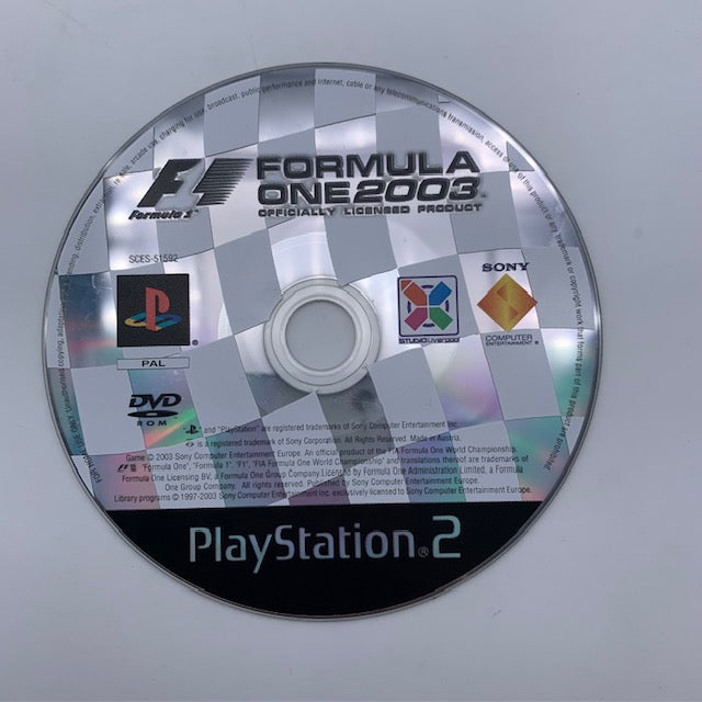F1 Formula One 2003 PS2 Playstation 2 PAL ITA (USATO)