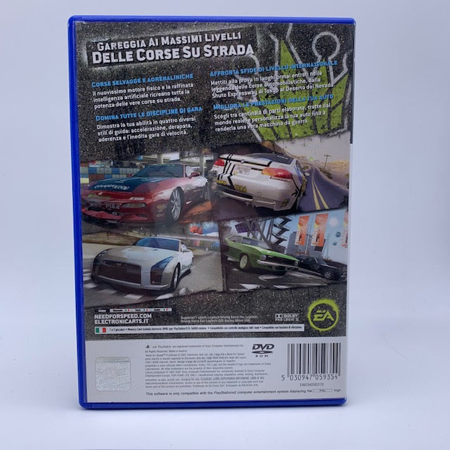 Need For Speed Prostreet PS2 Playstation 2 PAL ITA (USATO)