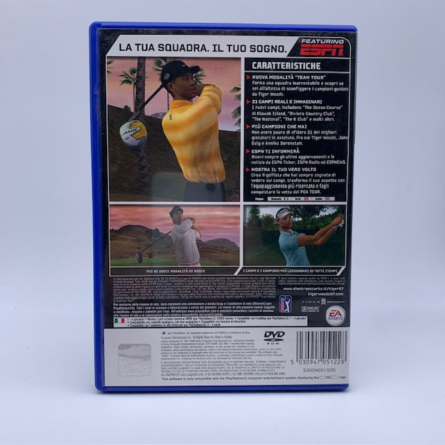 Tiger Woods PGA Tour 07 PS2 Playstation 2 PAL ITA (USATO)